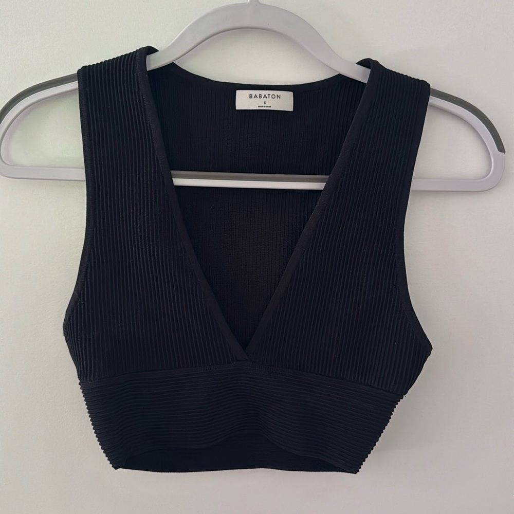 Babaton Aritza tank top Sculpt Knit Deep V Tank